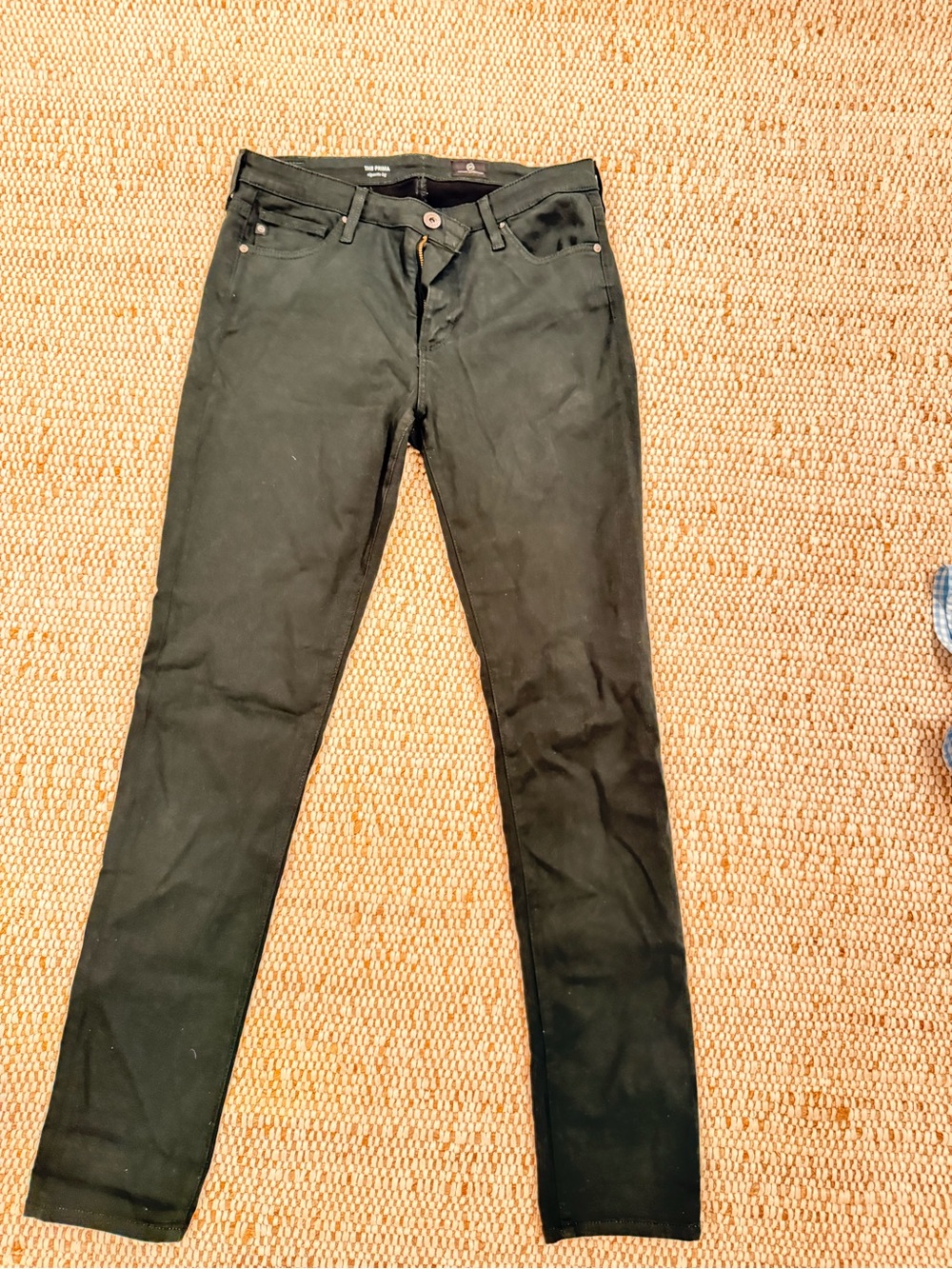 AG Adriano Goldschmied Skinny Dark Forest Green Jeans - Sleek Fit